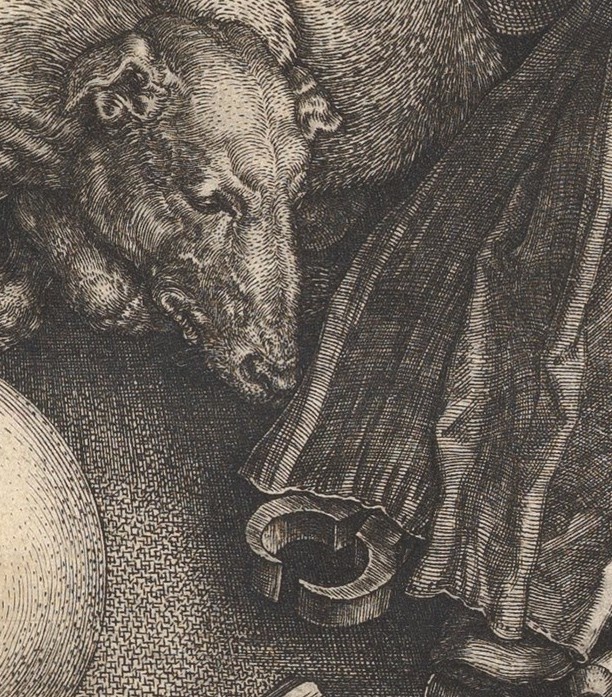 detail Durer's Melencolia